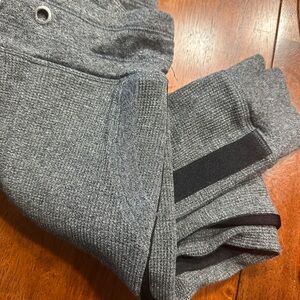 Calvin Klein Performance Thermal Gray Jogger Set with Black Accents